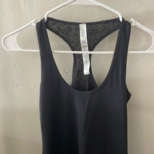 Lululemon Black with lace/mesh back
